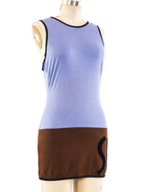 Jean Paul Gaultier Colorblock Micro Mini Dress arcadeshops.com
