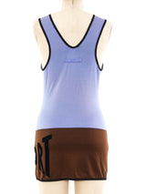 Jean Paul Gaultier Colorblock Micro Mini Dress arcadeshops.com