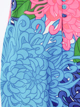 1960's Chrysanthemum Printed Sheath Dress Dress arcadeshops.com