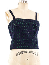 Miu Miu Rhinestone Embellished Tank Top arcadeshops.com