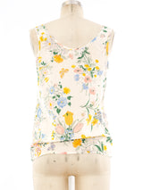 Gucci Flora Printed Tank Top arcadeshops.com