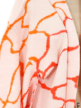 Blush Pink Printed Shibori Kimono Jacket arcadeshops.com