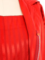 Albert Capraro Striped Satin Ensemble Suit arcadeshops.com