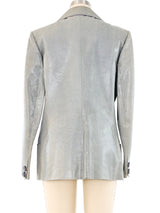 1980's Gucci Snakeskin Blazer Jacket arcadeshops.com