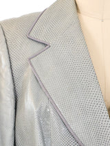 1980's Gucci Snakeskin Blazer Jacket arcadeshops.com