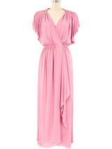 Lillie Rubin Embellished Shoulder Wrap Dress Dress arcadeshops.com