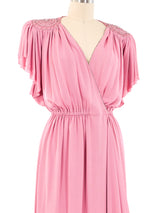 Lillie Rubin Embellished Shoulder Wrap Dress Dress arcadeshops.com