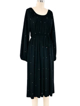 Donald Brooks Rhinestoned Jersey Midi Dress Dress arcadeshops.com