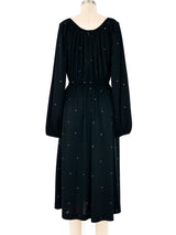 Donald Brooks Rhinestoned Jersey Midi Dress Dress arcadeshops.com
