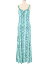 Diane Von Furstenberg Snake Printed Jersey Ensemble Suit arcadeshops.com