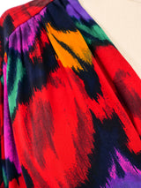 Louis Feraud Printed Wrap Top Top arcadeshops.com