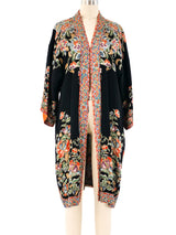 Phoenix Motif Printed Japanese Robe Jacket arcadeshops.com