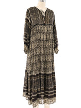 Paisley Block Printed Indian Dress Dress arcadeshops.com