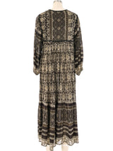 Paisley Block Printed Indian Dress Dress arcadeshops.com