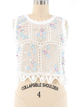 Pastel Crochet Tank Top arcadeshops.com