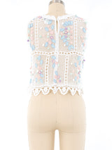 Pastel Crochet Tank Top arcadeshops.com