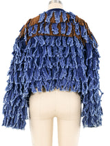 Alfredo's Wife Fringed Denim Jacket Jacket arcadeshops.com