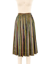 1950's Metallic Ribbon Striped Skirt Bottom arcadeshops.com