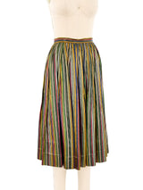 1950's Metallic Ribbon Striped Skirt Bottom arcadeshops.com