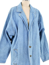 Denim Duster Jacket Jacket arcadeshops.com
