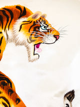 Diane Freis Tiger Motif Embroidered Top Top arcadeshops.com