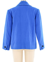 Yves Saint Laurent Wool Cropped Jacket Jacket arcadeshops.com