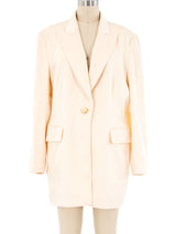 Escada Ivory Angora Jacket Jacket arcadeshops.com