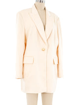Escada Ivory Angora Jacket Jacket arcadeshops.com