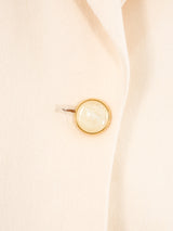 Escada Ivory Angora Jacket Jacket arcadeshops.com