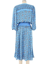 Diane Freis Floral Printed Midi Dress Dress arcadeshops.com