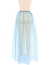 1950's Blue Tulle Skirt Bottom arcadeshops.com