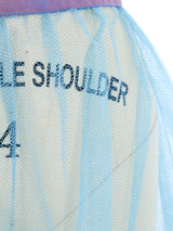 1950's Blue Tulle Skirt Bottom arcadeshops.com