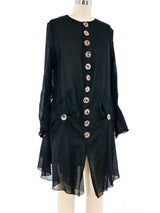 Jean Paul Gaultier Deconstructed Silk Jacket Jacket arcadeshops.com