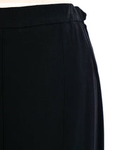 Yves Saint Laurent Pleated Maxi Skirt Bottom arcadeshops.com