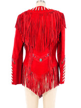 Fringed Suede Western Jacket Jacket arcadeshops.com