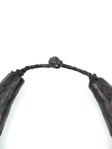 African Leather Bib Necklace Accessory arcadeshops.com