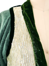 Voyage Sequin Embellished Wool Cardigan Jacket arcadeshops.com