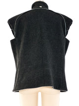 Chanel Zipper Accented Vest Jacket arcadeshops.com