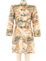 Metallic Fan Brocade Jacket Jacket arcadeshops.com