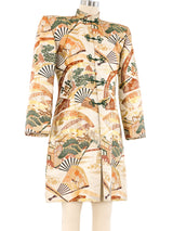 Metallic Fan Brocade Jacket Jacket arcadeshops.com