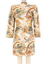 Metallic Fan Brocade Jacket Jacket arcadeshops.com