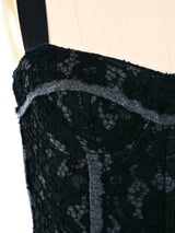 Dolce and Gabbana Deconstructed Lace Bustier Top arcadeshops.com
