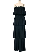 Tiered Jersey Layered Maxi Dress Dress arcadeshops.com