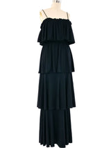 Tiered Jersey Layered Maxi Dress Dress arcadeshops.com