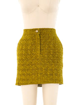 John Galliano Patchwork Tweed Skirt Bottom arcadeshops.com