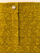 John Galliano Patchwork Tweed Skirt Bottom arcadeshops.com