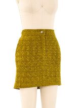 John Galliano Patchwork Tweed Skirt Bottom arcadeshops.com