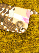John Galliano Patchwork Tweed Skirt Bottom arcadeshops.com