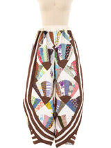 Patchwork Quilted Pants Bottom arcadeshops.com