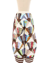 Patchwork Quilted Pants Bottom arcadeshops.com